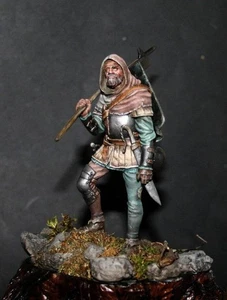1/24 75mm Resin Model Kit German Medieval Mercenary Unpainted - Picture 1 of 5