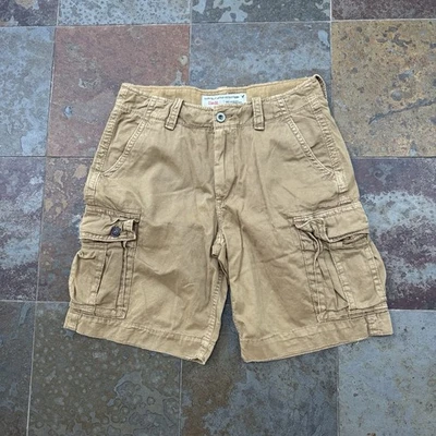 American Eagle Cargo Shorts Mens Size 32 Khaki Distressed Classic Length AE - Image 1 of 4