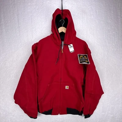 Carhartt Sandstone Active Jacket Thermal Lined Mens 2XL Tall J131 RED NWT NOS - Image 1 of 4