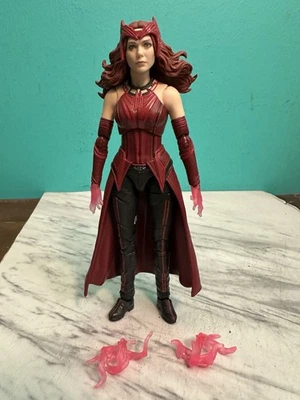 Marvel Legends WandaVision Scarlet Witch Action Figure No BAF Piece Incomplete - Image 1 of 3