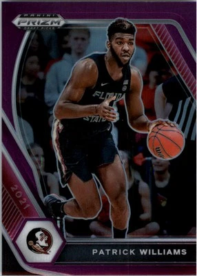 2021-22 Panini Prizm Draft Picks Prizms Purple #47 Patrick Williams /75 - BSK - Image 1 of 2