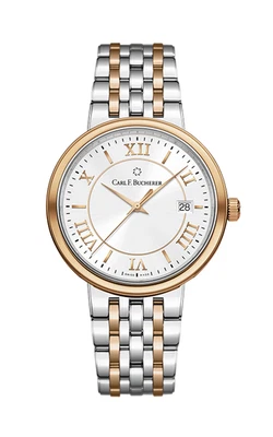 Carl F. Bucherer Adamavi 00.10314.07.1521 Fecha Oro 18K Acero 39MM Hombres Automático Foto 1 de 4