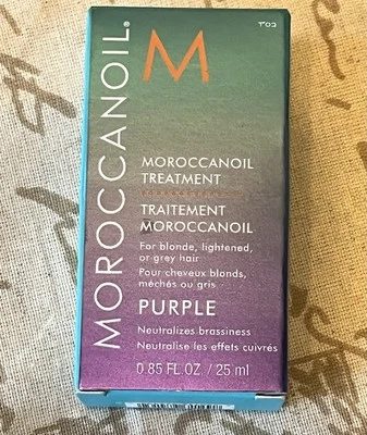 NUEVO Tratamiento Moroccanoil Púrpura Neutraliza Brassness Fresco y Nuevo .85 Foto 1 de 4