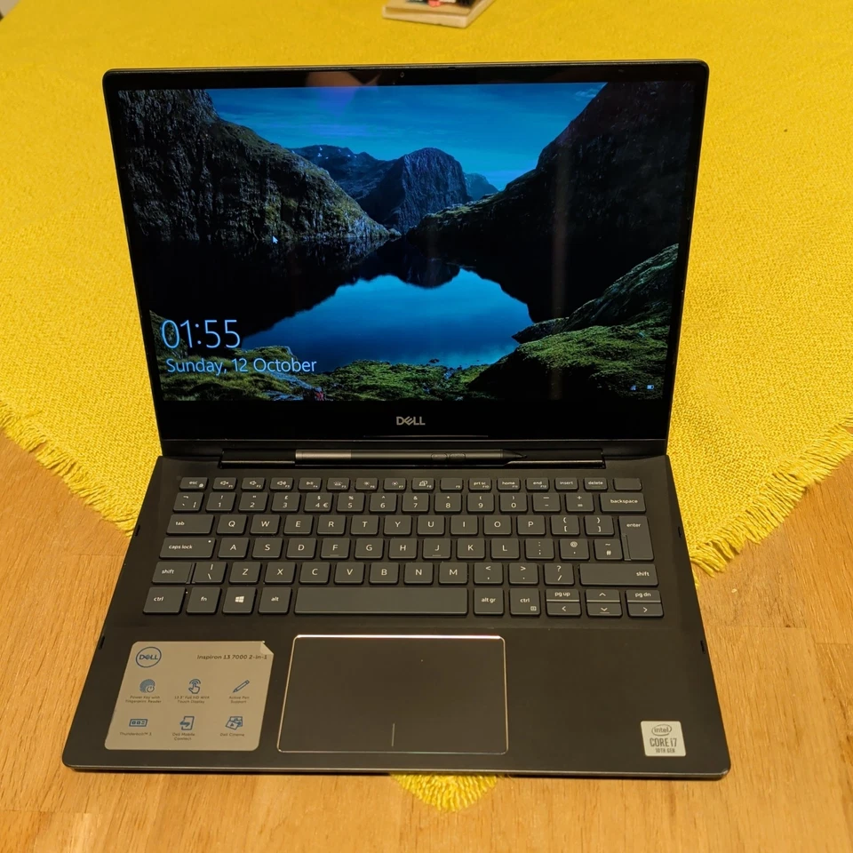 Dell Inspiron 7391 2-in-1 13.3 Convertible Touch i7-10510U 8GB RAM 512GB SSD  - Bild 1 von 4