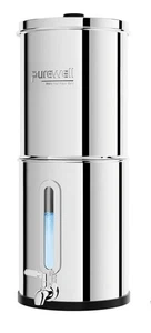Sistema de filtro de agua alimentado por gravedad Purewell 2,25 G, sistema de filtro de acero inoxidable  - Imagen 1 de 3