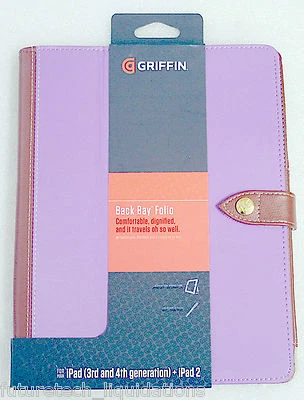GRIFFIN BACK BAY FOLIO CASE FOR IPAD 2, 3 & 4  (BROKEN CLASP) - GB36254 - Image 1 of 4