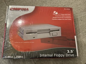 COMP USA 3.5" Internal Floppy Drive Sealed SKU260890 1.44MB/720KB - Afbeelding 1 van 4