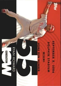 2007 Topps Generation Now #GN205 Ryan Howard - NM-MT - Picture 1 of 2