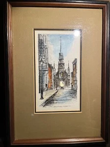 SIMARK Kunstdruck (undatiert) von L’ Eglise Bonsecours MONTREAL 1657+ - Bild 1 von 7