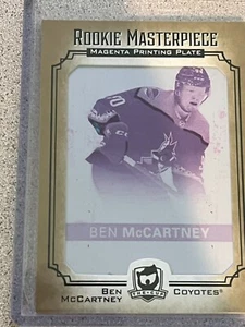 Ben McCartney 2021-22 The Cup Rookie Masterpiece Magenta Printing Plate 1/1 (RC) - Picture 1 of 2