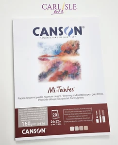 Canson Mi-Teintes 160 gsm tonos grises - Elige tu talla - Imagen 1 de 5