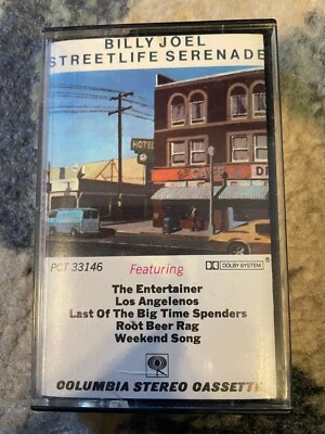 Billy Joel Streetlife Serenade Cassette Tape Columbia 1974 PCT 33146 Vintage - Image 1 of 3