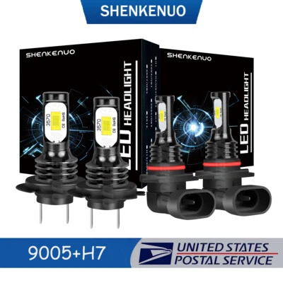 For Mazda CX-7 2007-2010 2011 2012 Combo Kit LED Headlight High Low Beam - Imagem 1 de 4