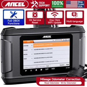 ANCEL Odometer Correction Mileage Adjust OBD2 Scanner Oil Reset Diagnostic Tool - Afbeelding 1 van 15
