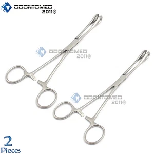 2 PACK BODY PIERCING Hemostat Forceps Surgical SPONGE CLAMP 9" Tool - Imagen 1 de 2