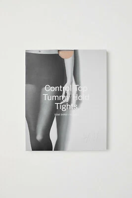 Mallas H&M Control Top Sujeción Abdomen Semi Brillantes Hechas en Italia 1 Paquete Arena 15 Den, S Foto 1 de 4