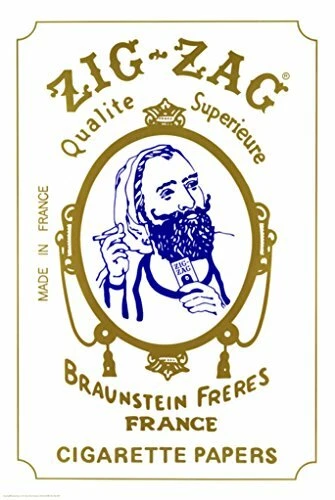 Zig Zag Man 24x36 Poster Art Print Cigarette Paper