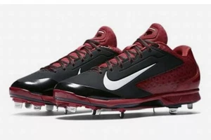 Nike Air Herren Huarache schwarz rot Metall Baseball Stollen 599233-019 Größe 16 neu ohne Karton - Bild 1 von 7