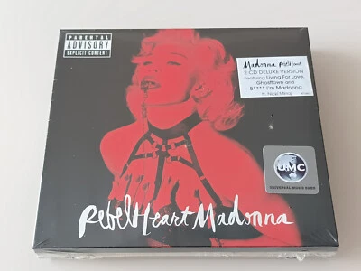 Rebel Heart [Deluxe Version] [PA] [Digipak] by Madonna (CD, Mar-2014, 2Discs) - Image 1 of 3