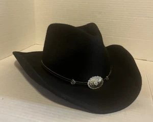 Stetson Rodeo Dr Collection Mens Black Western Cowboy Hat Small - Picture 1 of 11