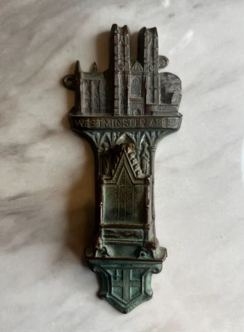 Antique Bronze Door Knocker Westminster Abbey NUMBERED Cover