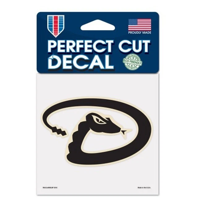 MLB Arizona Diamondbacks Logo on 4"x4" Perfect Cut Decal Single WinCraft - Image 1 of 1