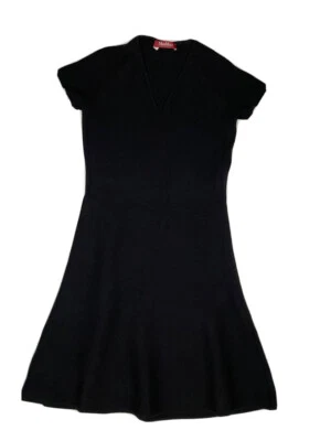 Vestido negro MAX MARA Studio increíble de algodón pesado talla M Foto 1 de 4
