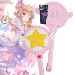 Card Captor Sakura ID Card Holder Magic Wand Bank Bus Subway Cover Protective - Picture 1 of 8