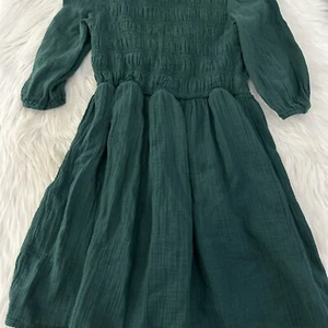 GAP Kids girls green prairie dress boho XXL 100% cotton timeless - Picture 1 of 15