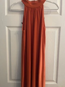 Abito donna Nine West con scollo a V - arancione - taglia 6 - Foto 1 di 7