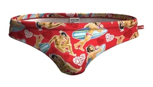 Aussiebum SurfRip 2.5 Swimming Trunks Bathers Red Size Extra Large (XL) Gym Mens - Picture 1 of 5