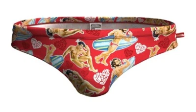 Aussiebum SurfRip 2.5 Swimming Trunks Bathers Red Size Extra Large (XL) Gym Mens - Image 1 of 4