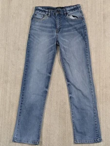 Lucky Brand Jeans Boys Size 16 Blue Fade Whiskered Medium Wash Classic Straight - Picture 1 of 13