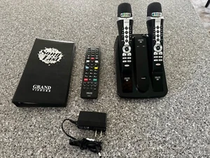 Grand Videoke Karaoke/Video Machine w/ 2 Wireless HD Microphones - Picture 1 of 6