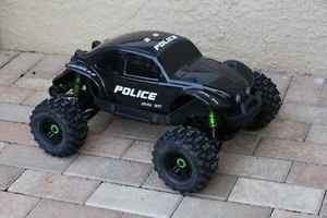 Carrozzeria personalizzata Buggy Polizia Sceriffo per V1 Traxxas Maxx 1/10 Shell Cover - Foto 1 di 22