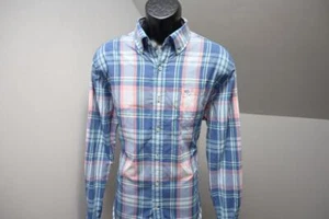 Southern Tide SkipJack Performance Dress Shirt Plaid Nylon Spandex Mens Sz Large - Picture 1 of 8