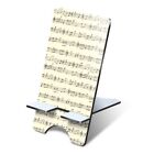 1x 3mm MDF Phone Stand Sheet Musical Note Vintage Music #13121