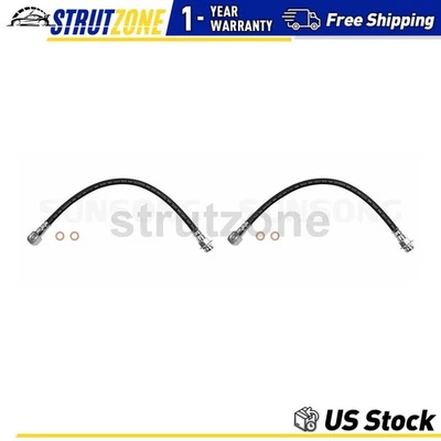 2x Mangueira hidráulica de freio dianteiro Sunsong para 1972-1973 Chevrolet Camaro - Imagem 1 de 4