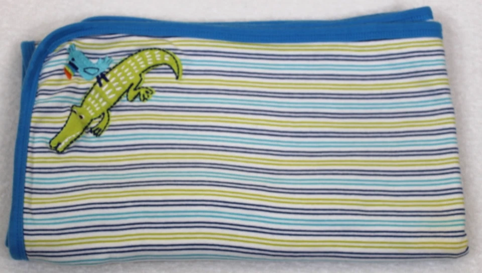 Детское одеяло Babies R Us Gator and Friends в полоску один размер - Изображение 1 из 3