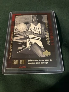 MICHAEL JORDAN 1999 UPPER DECK INSERT CARD WITH CASE NBA CHICAGO BULLS - Bild 1 von 2