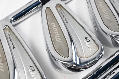 Mizuno MP-58 Irons / 4-PW / Stiff Flex Dynalite Gold XP S300 Shafts - Image 1 of 4