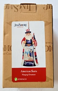 Jim Shore Heartwood Creek American Santa Ornament Neu im Karton - Bild 1 von 4