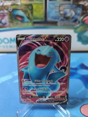 Wobbuffet V - 191/202 - Pokemon Sword & Shield Base Set Full Art Rare Card NM - Image 1 of 2