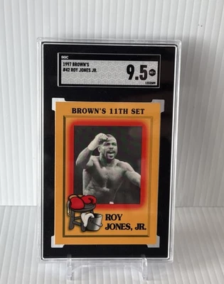 1997 Brown's Boxing Roy Jones Jr. #42 SGC 9.5 MT+ - Image 1 of 2