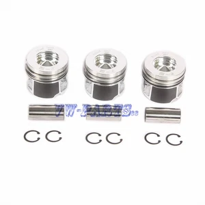 3.0TDI 3Pcs Pistons & Rings Fit For VW Touareg AUDI A4 Q7 CLA CDU CKV CPN CTC - Picture 1 of 8