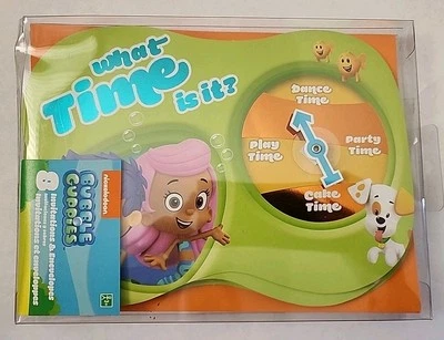 Invitaciones y sobres de fiesta de cumpleaños Bubble Guppies Nickelodeon 8ct ¿A qué hora? Foto 1 de 4