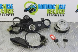Yamaha R6 Lock Set with Keys Locks Top Yoke 5EB YZF-R6 1999 to 2002 B069 - Picture 1 of 9