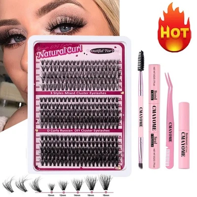 DIY Lashes Extension Set 300/270 Stück Wimpernverlängerung Kit Mit Bond Und Seal - Bild 1 von 4