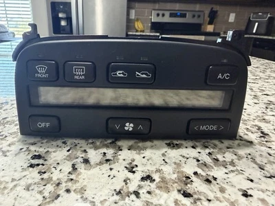 97-00 LEXUS UZZ30L SC300 SC400 AC AQUECEDOR PAINEL INTERRUPTOR CONTROLE CLIMÁTICO FABRICANTE DE EQUIPAMENTO ORIGINAL - Imagem 1 de 4