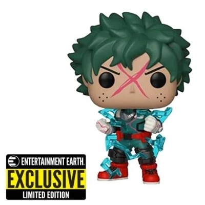 Funko Pop My Hero Academia Deku Capucha Completa Brilla en la Oscuridad #596 Figura Exclusiva Foto 1 de 2